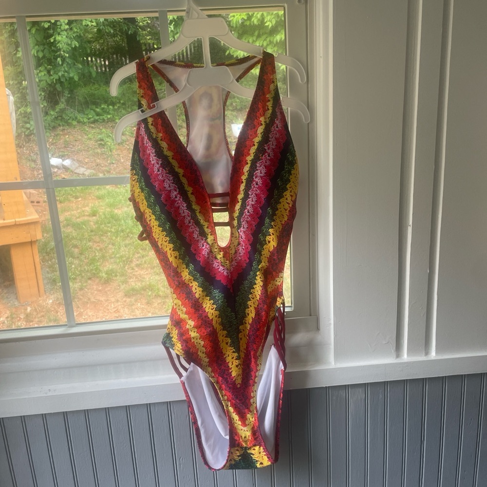 Colorful Kids One Piece Swimsuit